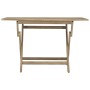 Mesa de jardín plegable madera maciza de teca 120x70x75 cm en Mesas de jardín | Comprar online en Foru.es