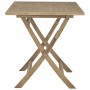 Mesa de jardín plegable madera maciza de teca 120x70x75 cm en Mesas de jardín | Comprar online en Foru.es