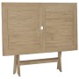 Mesa de jardín plegable madera maciza de teca 120x70x75 cm en Mesas de jardín | Comprar online en Foru.es