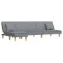 Sofá cama en forma de L tela gris claro 255x140x70 cm de vidaXL, Sofás - Ref: Foro24-3157247, Precio: 395,85 €, Descuento: %