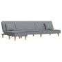 Sofá cama en forma de L tela gris claro 255x140x70 cm de vidaXL, Sofás - Ref: Foro24-3157247, Precio: 373,02 €, Descuento: %