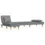 Sofá cama en forma de L tela gris claro 255x140x70 cm de vidaXL, Sofás - Ref: Foro24-3157247, Precio: 395,85 €, Descuento: %