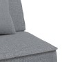 Sofá cama en forma de L tela gris claro 255x140x70 cm de vidaXL, Sofás - Ref: Foro24-3157247, Precio: 373,02 €, Descuento: %