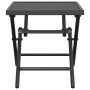Mesa de jardín plegable malla acero gris antracita 38x38x38 cm en Mesas de jardín | Comprar online en Foru.es