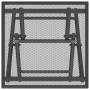 Mesa de jardín plegable malla acero gris antracita 38x38x38 cm en Mesas de jardín | Comprar online en Foru.es