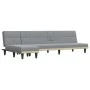 Sofá cama en forma de L tela gris claro 255x140x70 cm de vidaXL, Sofás - Ref: Foro24-3157226, Precio: 428,15 €, Descuento: %