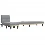 Sofá cama en forma de L tela gris claro 255x140x70 cm de vidaXL, Sofás - Ref: Foro24-3157226, Precio: 428,15 €, Descuento: %