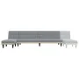 Sofá cama en forma de L tela gris claro 255x140x70 cm de vidaXL, Sofás - Ref: Foro24-3157226, Precio: 428,15 €, Descuento: %