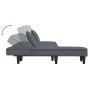 Sofá cama en forma de L terciopelo gris oscuro 255x140x70 cm de vidaXL, Sofás - Ref: Foro24-3157252, Precio: 421,06 €, Descue...