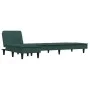 Sofá cama en forma de L terciopelo verde oscuro 255x140x70 cm de vidaXL, Sofás - Ref: Foro24-3157262, Precio: 413,94 €, Descu...