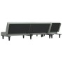 Sofá cama en forma de L terciopelo gris claro 255x140x70 cm de vidaXL, Sofás - Ref: Foro24-3157251, Precio: 381,61 €, Descuen...