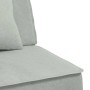 Sofá cama en forma de L terciopelo gris claro 255x140x70 cm de vidaXL, Sofás - Ref: Foro24-3157251, Precio: 381,61 €, Descuen...