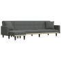 Sofá cama en forma de L tela gris oscuro 275x140x70 cm de vidaXL, Sofás - Ref: Foro24-3157233, Precio: 437,91 €, Descuento: %