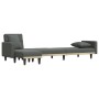 Sofá cama en forma de L tela gris oscuro 275x140x70 cm de vidaXL, Sofás - Ref: Foro24-3157233, Precio: 437,91 €, Descuento: %