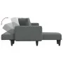 Sofá cama en forma de L tela gris oscuro 275x140x70 cm de vidaXL, Sofás - Ref: Foro24-3157233, Precio: 441,35 €, Descuento: %