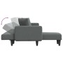 Sofá cama en forma de L tela gris oscuro 275x140x70 cm de vidaXL, Sofás - Ref: Foro24-3157233, Precio: 437,91 €, Descuento: %