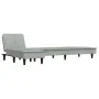 Sofá cama en forma de L terciopelo gris claro 255x140x70 cm de vidaXL, Sofás - Ref: Foro24-3157260, Precio: 430,87 €, Descuen...