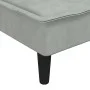 Sofá cama en forma de L terciopelo gris claro 255x140x70 cm de vidaXL, Sofás - Ref: Foro24-3157260, Precio: 430,87 €, Descuen...