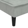 Sofá cama en forma de L terciopelo gris claro 255x140x70 cm de vidaXL, Sofás - Ref: Foro24-3157260, Precio: 406,69 €, Descuen...