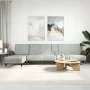 L-shaped sofa bed light gray velvet 279x140x70 cm by vidaXL, Sofas - Ref: Foro24-3157215, Price: 482,44 €, Discount: %