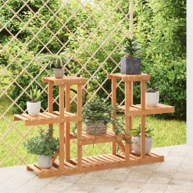 Soporte para flores madera maciza abeto 110x25x73 cm en Soportes para macetas | Comprar online en Foru.es