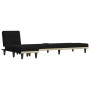 Sofá cama en forma de L tela negro 255x140x70 cm de vidaXL, Sofás - Ref: Foro24-3157228, Precio: 392,85 €, Descuento: %