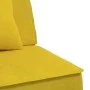 Sofá cama en forma de L terciopelo amarillo 255x140x70 cm de vidaXL, Sofás - Ref: Foro24-3157255, Precio: 373,27 €, Descuento: %