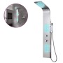 Sistema de panel de ducha acero inoxidable curvo de vidaXL, Boquillas de chorro para bañeras y duchas - Ref: Foro24-142370, P...
