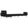 Sofá cama en forma de L terciopelo negro 275x140x70 cm by vidaXL, Sofas - Ref: Foro24-3157209, Price: 501,88 €, Discount: %
