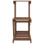 Soporte para flores madera maciza de abeto 58x25x51 cm en Soportes para macetas | Comprar online en Foru.es