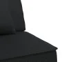Sofá cama en forma de L tela negro 255x140x70 cm by vidaXL, Sofas - Ref: Foro24-3157249, Price: 394,51 €, Discount: %