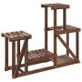 Soporte para flores madera maciza de abeto 90x25x73,5 cm en Soportes para macetas | Comprar online en Foru.es
