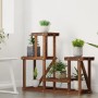 Soporte para flores madera maciza de abeto 90x25x73,5 cm en Soportes para macetas | Comprar online en Foru.es