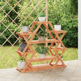 Soporte para flores de madera maciza abeto 110x25x105 cm en Soportes para macetas | Comprar online en Foru.es