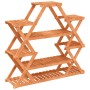 Soporte para flores de madera maciza abeto 110x25x105 cm en Soportes para macetas | Comprar online en Foru.es