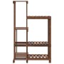 Soporte para flores de madera maciza abeto 62,5x61,5x101,5 cm en Soportes para macetas | Comprar online en Foru.es