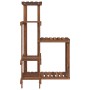 Soporte para flores de madera maciza abeto 62,5x61,5x101,5 cm en Soportes para macetas | Comprar online en Foru.es