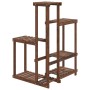 Soporte para flores de madera maciza abeto 62,5x61,5x101,5 cm en Soportes para macetas | Comprar online en Foru.es
