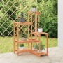Soporte para flores de madera maciza abeto 62,5x61,5x101,5 cm en Soportes para macetas | Comprar online en Foru.es