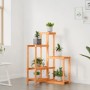 Soporte para flores de madera maciza abeto 62,5x61,5x101,5 cm en Soportes para macetas | Comprar online en Foru.es