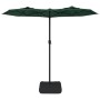 Sombrilla doble de jardín con luces LED verde 316x145 cm en Sombrillas | Comprar online en Foru.es