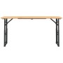 Mesa plegable de bar madera maciza abeto 170x50x75/105 cm en Mesas de jardín | Comprar online en Foru.es