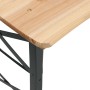 Mesa plegable de bar madera maciza abeto 170x50x75/105 cm en Mesas de jardín | Comprar online en Foru.es