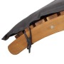 Tumbona con cojines gris oscuro de madera maciza de acacia en Tumbonas | Comprar online en Foru.es
