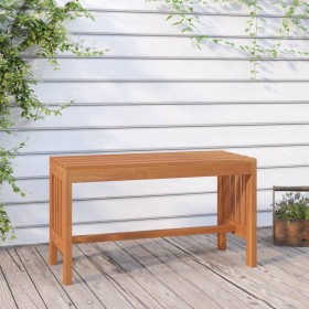 Banco de jardín de madera maciza de eucalipto 80 cm en Bancos de jardín | Comprar online en Foru.es