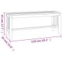 Banco de jardín de madera maciza de eucalipto 110 cm en Bancos de jardín | Comprar online en Foru.es