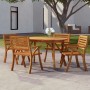 Mesa de jardín madera maciza de acacia 150x90x75 cm en Mesas de jardín | Comprar online en Foru.es