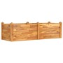 Jardinera arriate madera maciza acacia 160x60x44 cm en Macetas y jardineras | Comprar online en Foru.es