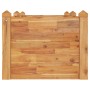 Jardinera arriate madera maciza acacia 160x60x44 cm en Macetas y jardineras | Comprar online en Foru.es