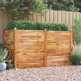 Jardinera arriate madera maciza acacia 160x60x84 cm en Macetas y jardineras | Comprar online en Foru.es